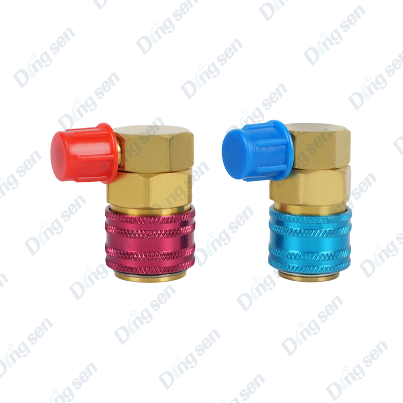 90 graders fluorerede lynkobling